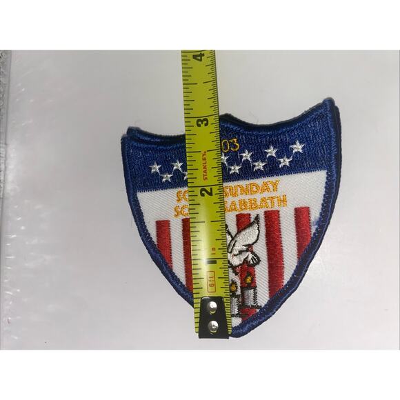 BSA 2003 Scout Sunday Scout Sabbath Vintage Patch New - Picture 4 of 4